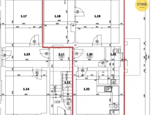 Pronájem bytu 2+1, Třinec, Lípová, 51 m2