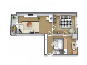 Prodej bytu 2+1, Ostrava - Poruba, Ukrajinská, 52 m2