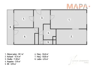 Prodej bytu 3+1, Praha - Prosek, Prosecká, 69 m2