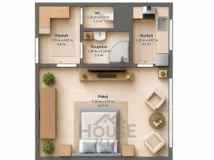 Prodej bytu 1+1, Praha - Háje, Matúškova, 30 m2