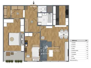 Prodej bytu 3+kk, Praha - Michle, Kremnická, 60 m2