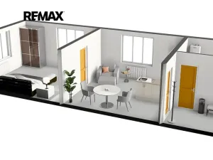 Pronájem bytu 2+kk, Žandov, Pod Dubovkou, 54 m2