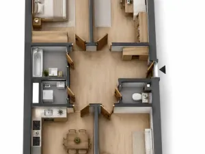 Prodej bytu 4+kk, Praha, Ke kříži, 76 m2