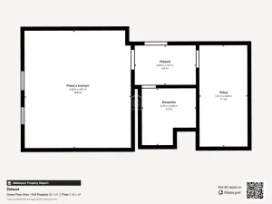 Prodej bytu 1+1, Ústí nad Labem - Neštěmice, Železná, 37 m2