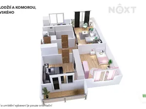 Pronájem bytu 3+1, Šumperk, Čajkovského, 77 m2