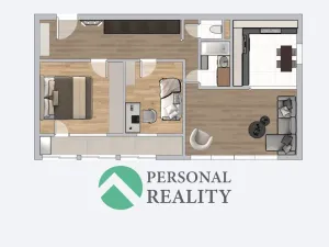 Pronájem bytu 3+kk, Praha - Krč, Bernolákova, 63 m2