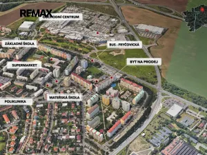 Prodej bytu 3+1, Praha - Letňany, Místecká, 68 m2