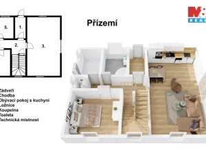 Prodej rodinného domu, Hřibiny-Ledská - Ledská, 156 m2