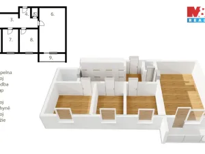 Pronájem bytu 3+1, Hradec Králové - Nový Hradec Králové, Čajkovského, 80 m2