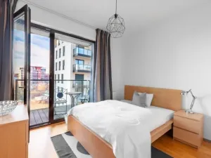 Pronájem bytu 2+kk, Praha - Holešovice, Sanderova, 51 m2