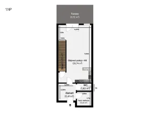 Pronájem rodinného domu, Smiřice, 103 m2