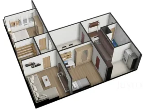 Prodej bytu 3+1, Strakonice - Strakonice I, Sídliště 1. máje, 74 m2
