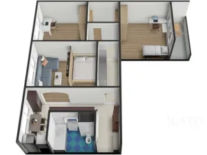 Prodej bytu 3+1, Strakonice - Strakonice I, Sídliště 1. máje, 74 m2