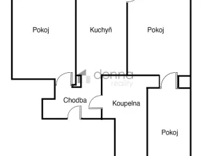 Pronájem bytu 3+1, Praha, Na Neklance, 79 m2