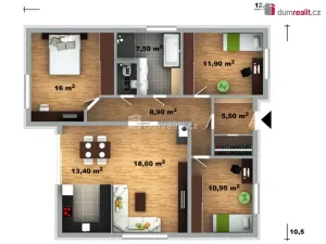 Prodej rodinného domu, Hostišová, 114 m2