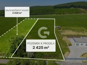 Prodej pozemku pro bydlení, Fryšták - Vítová, 2425 m2