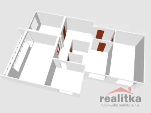 Pronájem bytu 4+1, Opava - Kylešovice, 17. listopadu, 86 m2