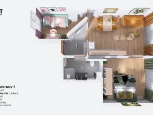 Prodej bytu 3+kk, Brno, Elgartova, 63 m2