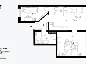 Prodej bytu 3+kk, Brno, Elgartova, 63 m2