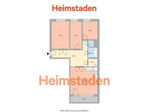 Pronájem bytu 3+1, Albrechtice, Hornická, 77 m2