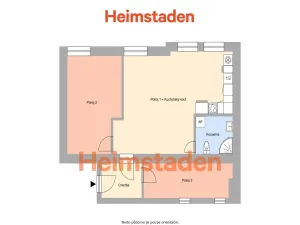 Pronájem bytu 3+kk, Ostrava - Moravská Ostrava, Přívozská, 72 m2