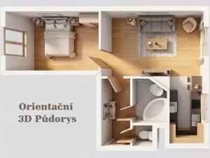 Prodej bytu 2+kk, Příbram - Příbram VII, Březohorská, 44 m2