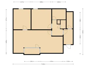 Pronájem bytu 3+kk, Praha - Libuš, Libušská, 80 m2