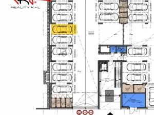 Pronájem garážového stání, Praha - Dolní Měcholupy, Honzíkova, 13 m2