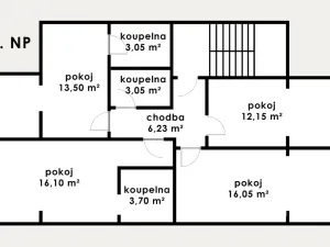 Prodej ubytování, Most, Pod Širokým vrchem, 312 m2