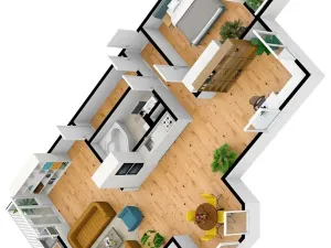 Pronájem bytu 2+kk, Vestec, Ve Stromkách, 106 m2