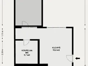 Pronájem bytu 2+kk, Brno, Pod Horkou, 44 m2
