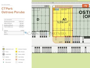 Pronájem skladu, Ostrava - Poruba, 17. listopadu, 5994 m2