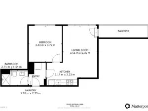 Pronájem bytu 2+kk, Praha - Kamýk, Hodkovická, 47 m2