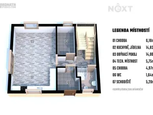 Prodej rodinného domu, Lysovice, 104 m2