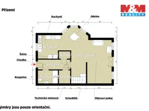 Prodej rodinného domu, Postřižín, Šípková, 136 m2