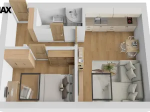 Prodej bytu 2+kk, Lanškroun - Žichlínské Předměstí, Dobrovského, 35 m2