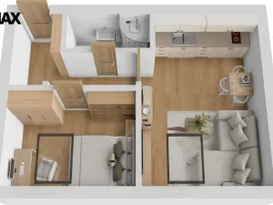 Prodej bytu 2+kk, Lanškroun - Žichlínské Předměstí, Dobrovského, 35 m2