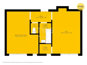 Prodej bytu 2+kk, Vsetín, Na Kamencoch, 41 m2