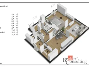 Prodej rodinného domu, Hradec Králové - Nový Hradec Králové, Pešinova, 300 m2