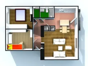 Prodej bytu 3+kk, Velká Bystřice, Na Letné, 76 m2