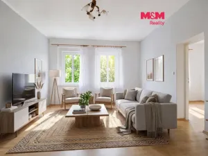 Prodej bytu 2+1, Chabařovice, Husovo náměstí, 88 m2