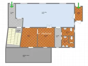 Prodej kanceláře, Zápy, 260 m2