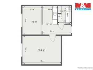 Prodej bytu 1+1, Horní Slavkov, Dlouhá, 35 m2