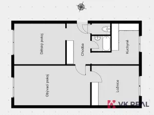 Pronájem bytu 3+1, Praha - Břevnov, Nad alejí, 71 m2