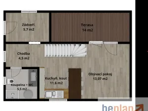 Pronájem rodinného domu, Nová Ves nad Popelkou, 95 m2
