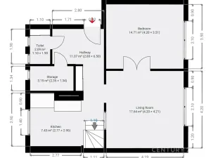 Pronájem bytu 3+1, Praha - Hloubětín, Poděbradská, 108 m2