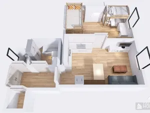 Prodej bytu 2+kk, Plzeň - Jižní Předměstí, Edvarda Beneše, 50 m2