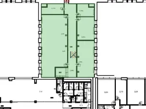 Pronájem kanceláře, Praha - Smíchov, Rozkošného, 280 m2