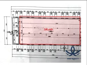 Pronájem skladu, Všejany, 253 m2