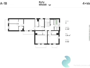 Prodej bytu 4+kk, České Budějovice - České Budějovice 5, 79 m2